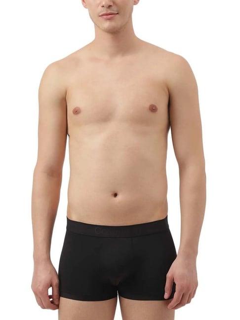 calvin klein black regular fit trunks