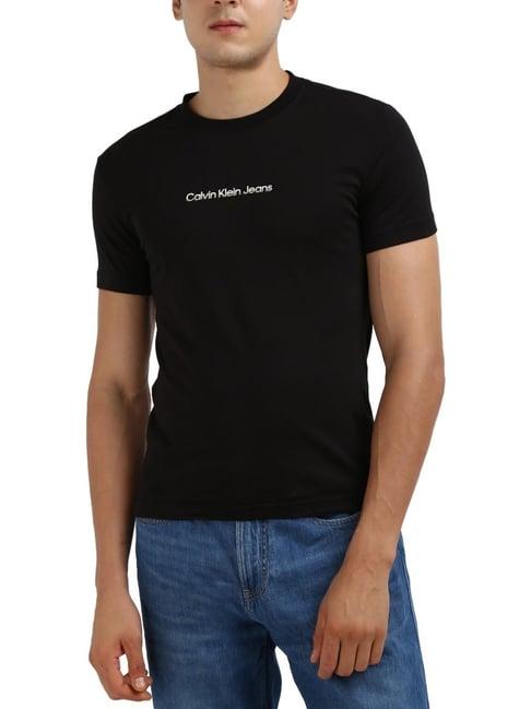 calvin klein black slim fit t-shirt