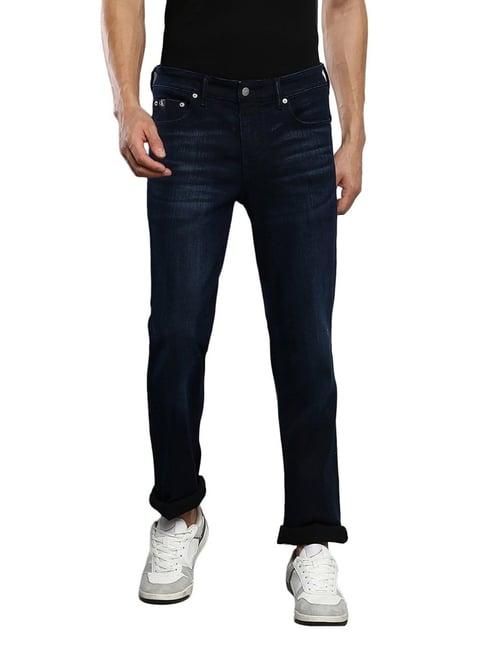 calvin klein blue regular fit jeans