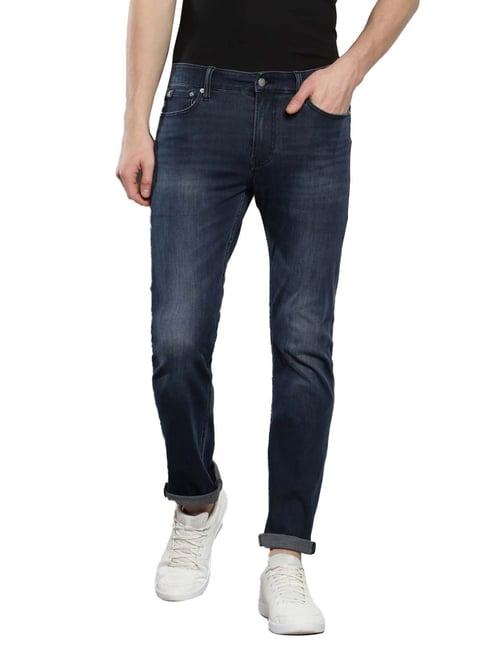 calvin klein blue slim fit jeans