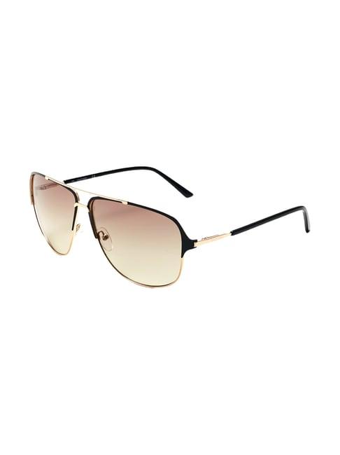 calvin klein brown aviator sunglasses for men