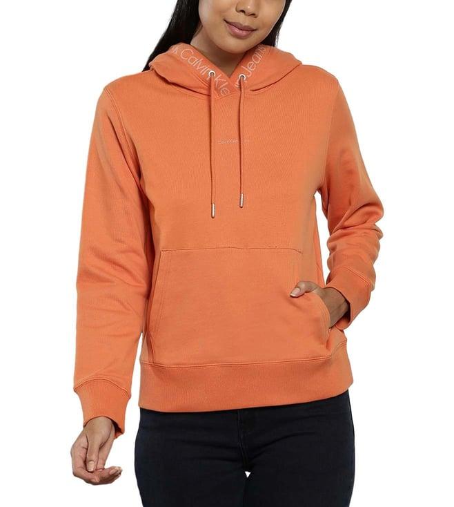 calvin klein burnt clay regular fit sweatshirt