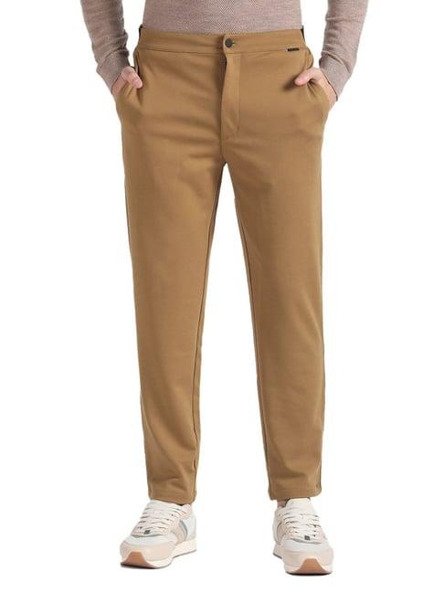 calvin klein caramel tapered fit chinos