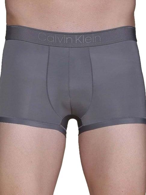 calvin klein casper blue regular fit logo printed trunks