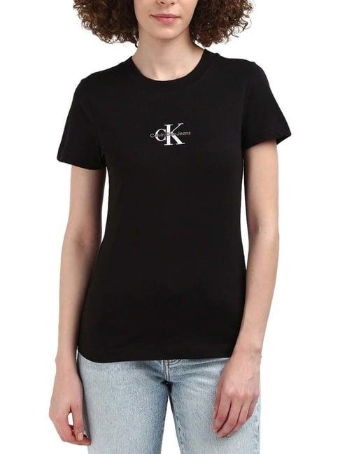 calvin klein ck black cotton t-shirt