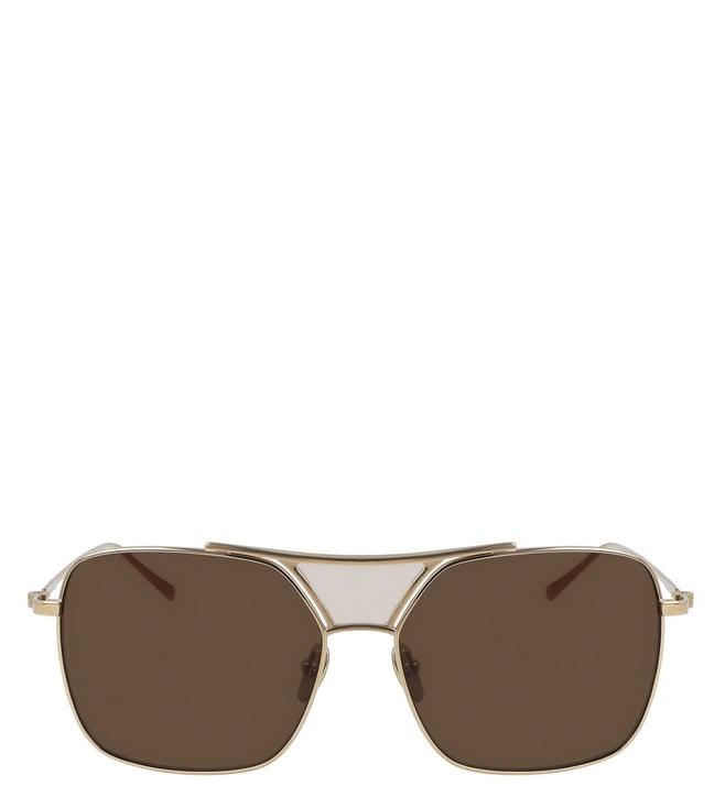 calvin klein ck2010071759s brown square sunglasses for women