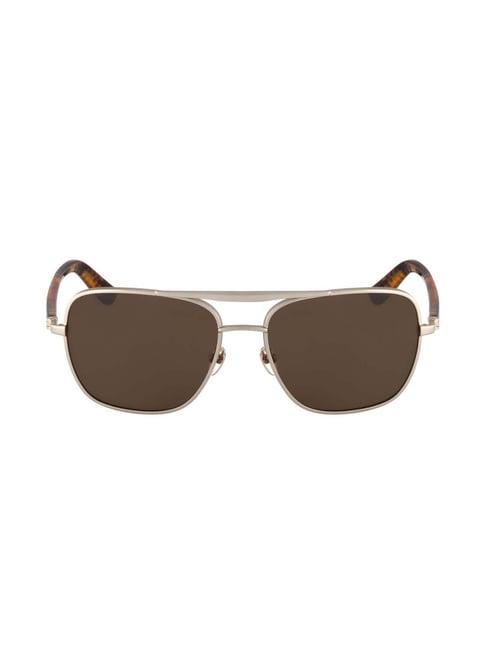 calvin klein ck7380 brown square sunglasses