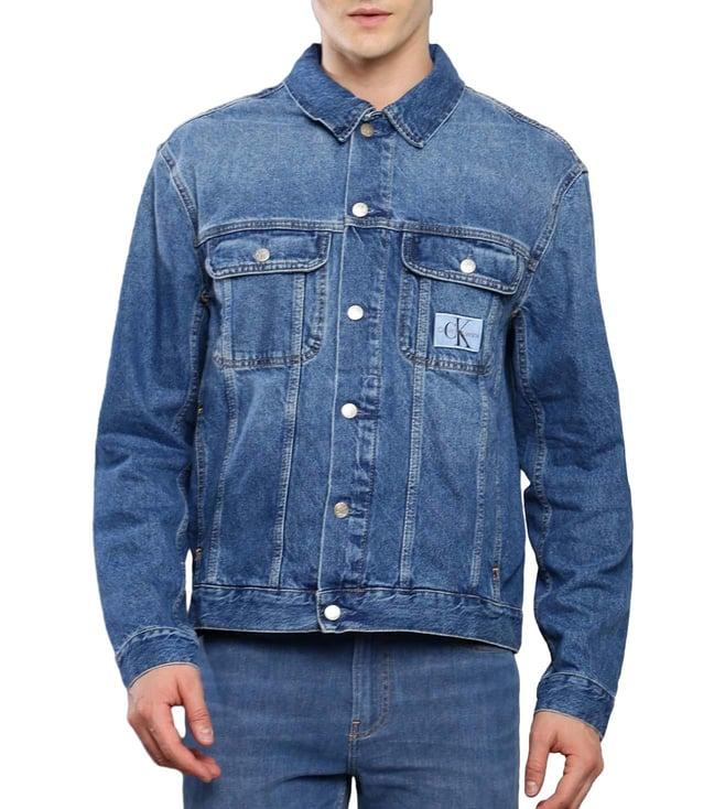 calvin klein denim medium regular fit denim jacket