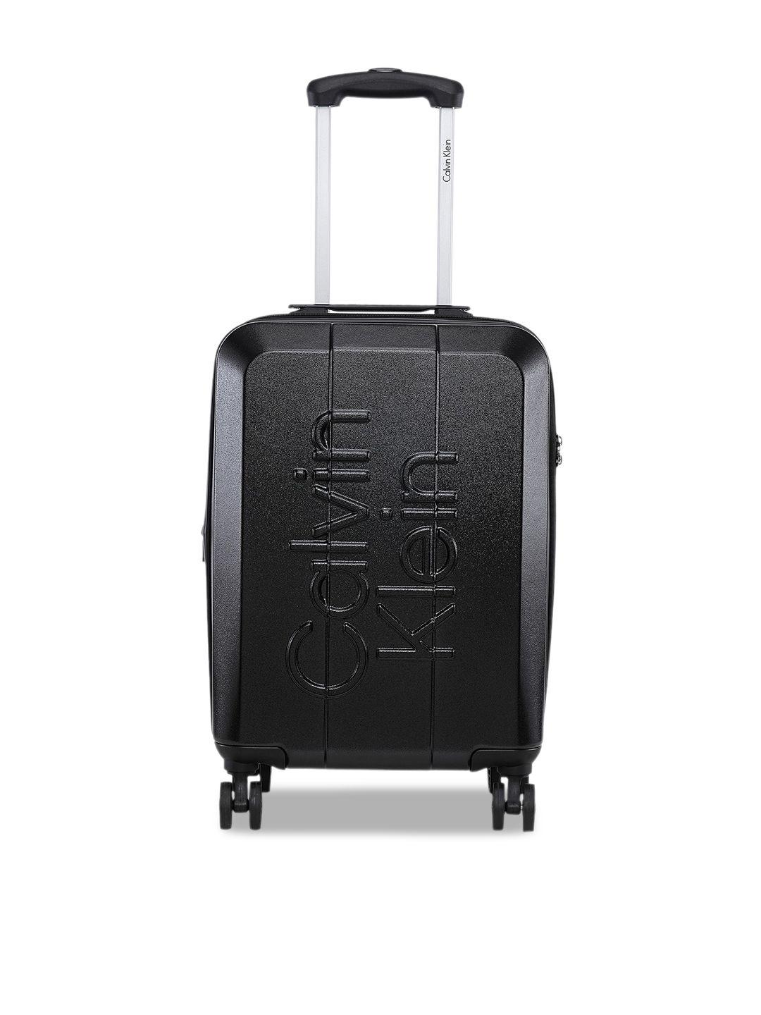 calvin klein hard sided cabin trolley bag