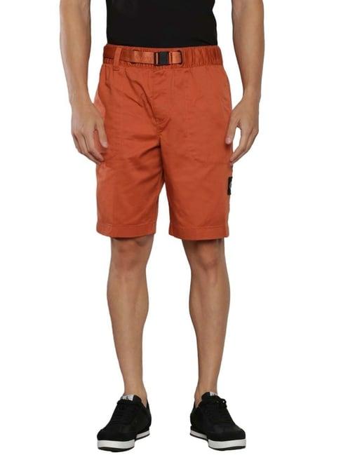 calvin klein jeans auburn cotton regular fit shorts