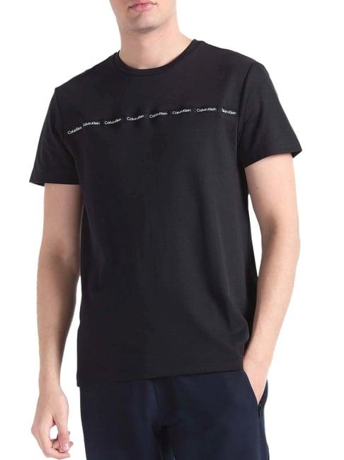 calvin klein jeans black beauty logo regular fit t-shirt