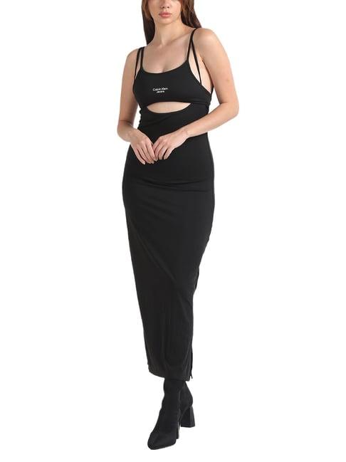 calvin klein jeans black curves dresses