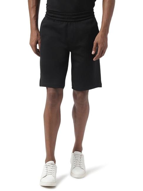 calvin klein jeans black logo regular fit shorts