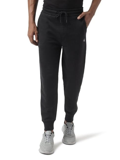 calvin klein jeans black regular fit joggers