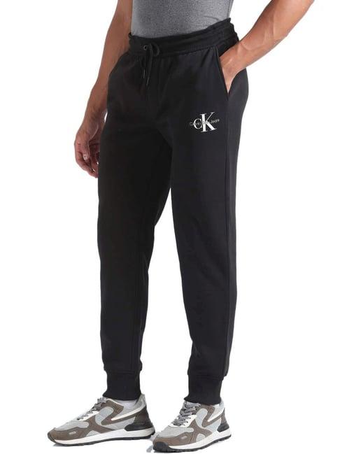 calvin klein jeans black regular fit joggers