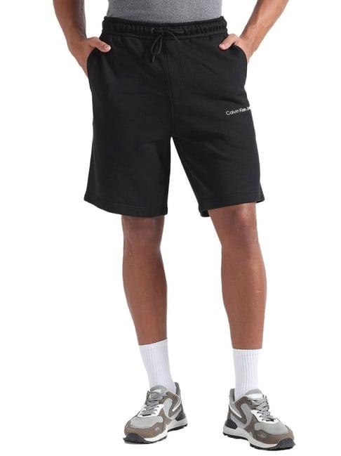 calvin klein jeans black regular fit shorts