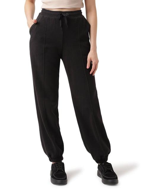 calvin klein jeans black relaxed fit joggers