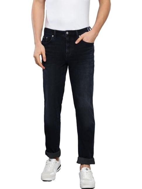 calvin klein jeans blue black slim fit jeans