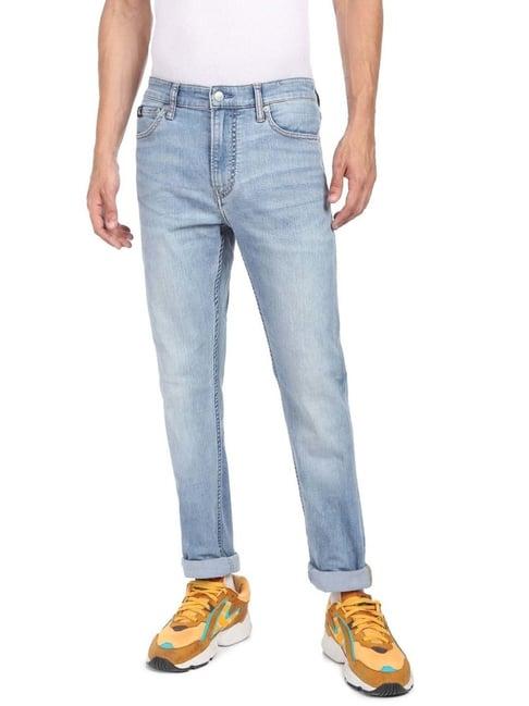 calvin klein jeans blue slim fit jeans