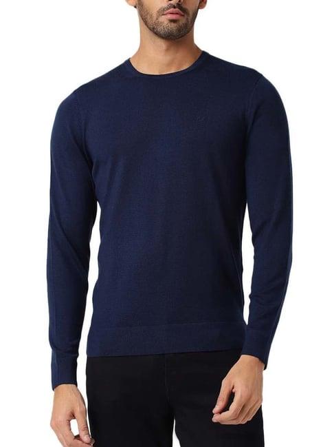 calvin klein jeans calvin navy regular fit sweater