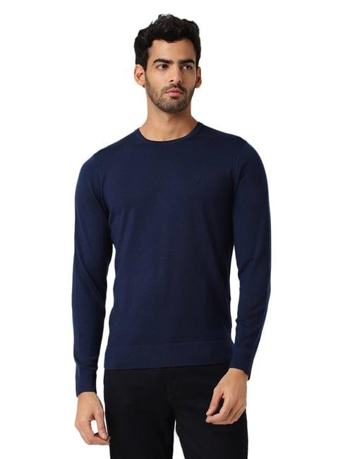 calvin klein jeans calvin navy regular fit sweater