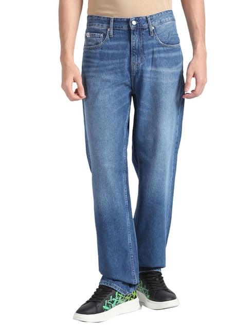 calvin klein jeans denim medium cotton straight fit jeans