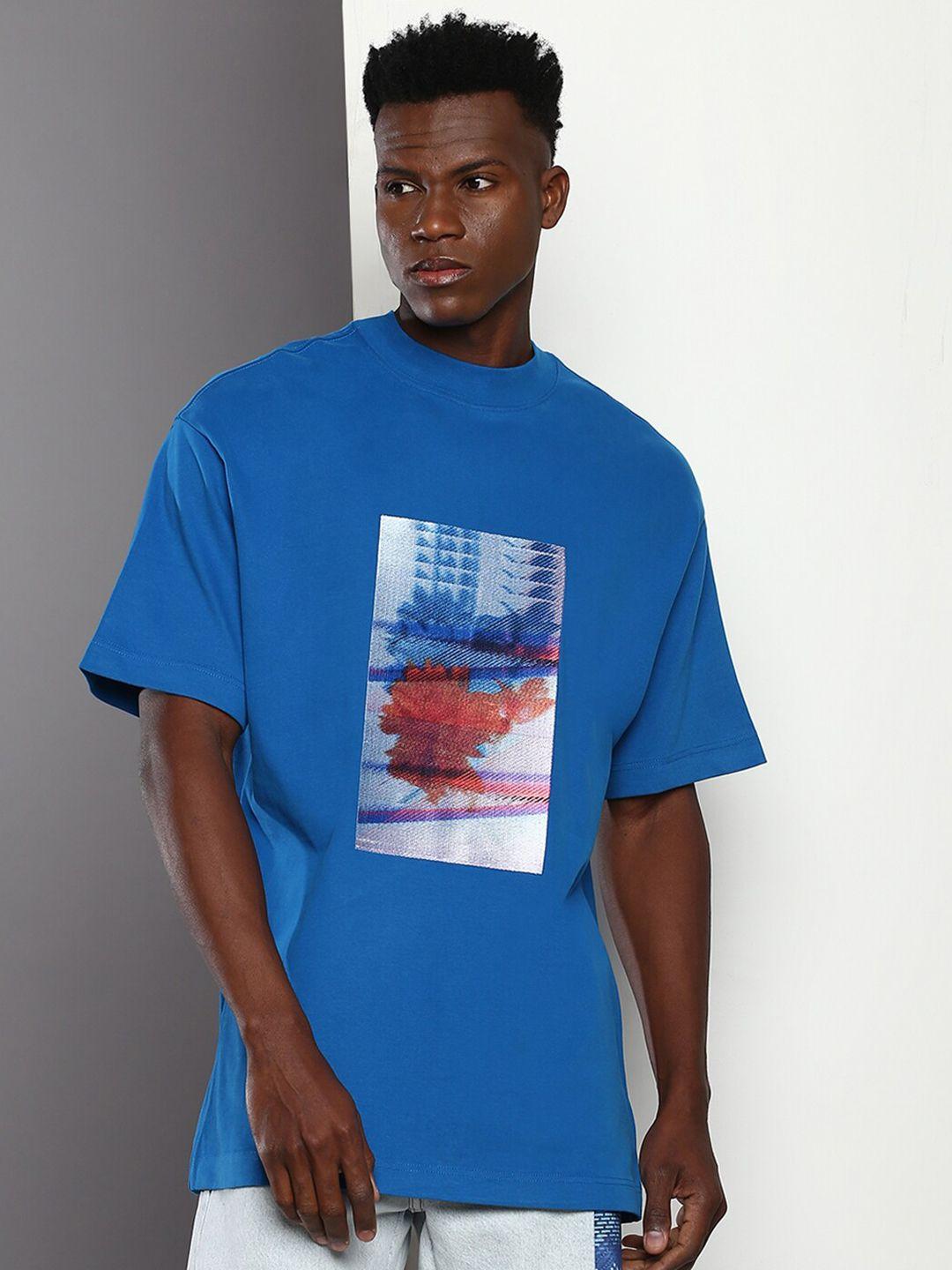 calvin klein jeans graphic printed cotton t-shirt