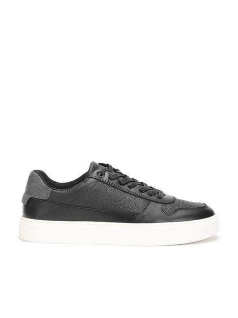 calvin klein jeans men's black casual sneakers