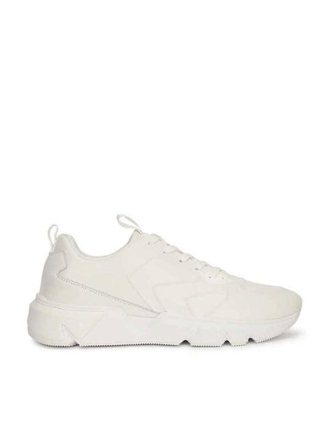 calvin klein jeans men's triple white casual sneakers