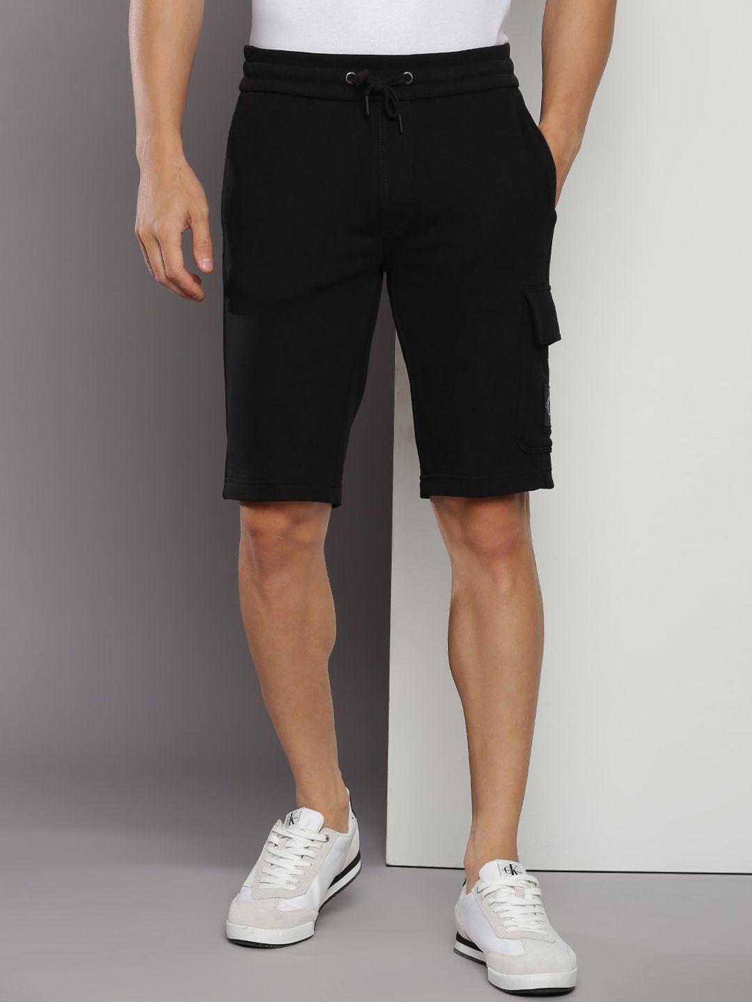 calvin klein jeans men black shorts