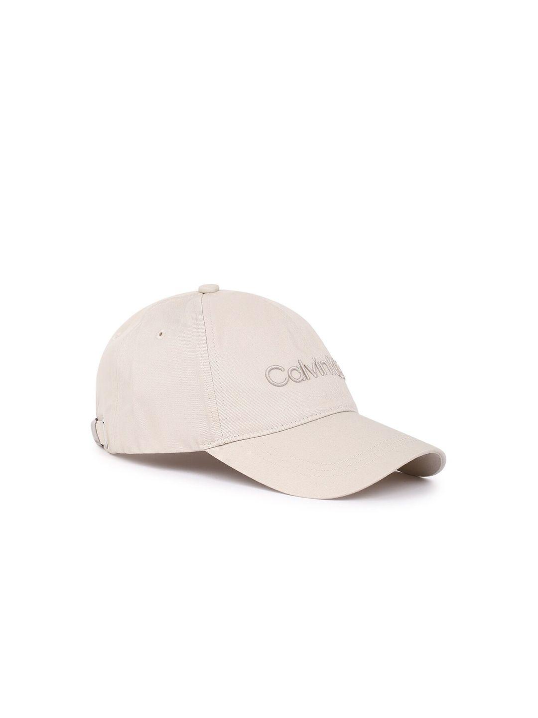 calvin klein jeans men cotton embroidered baseball cap