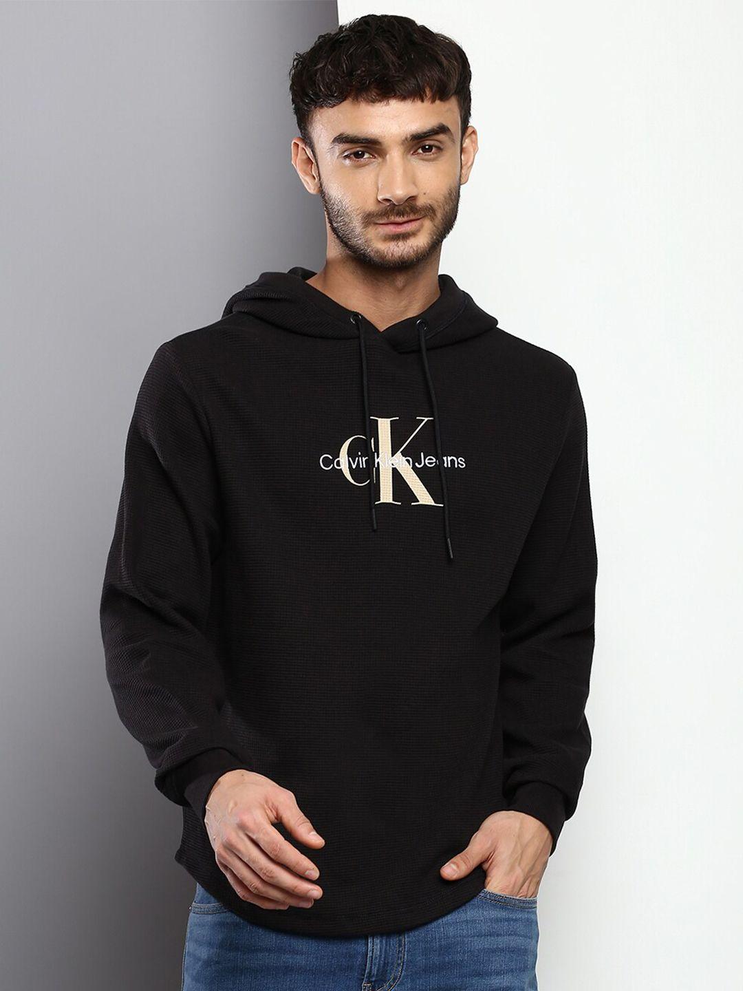 calvin klein jeans men cotton hooded sweatshirt