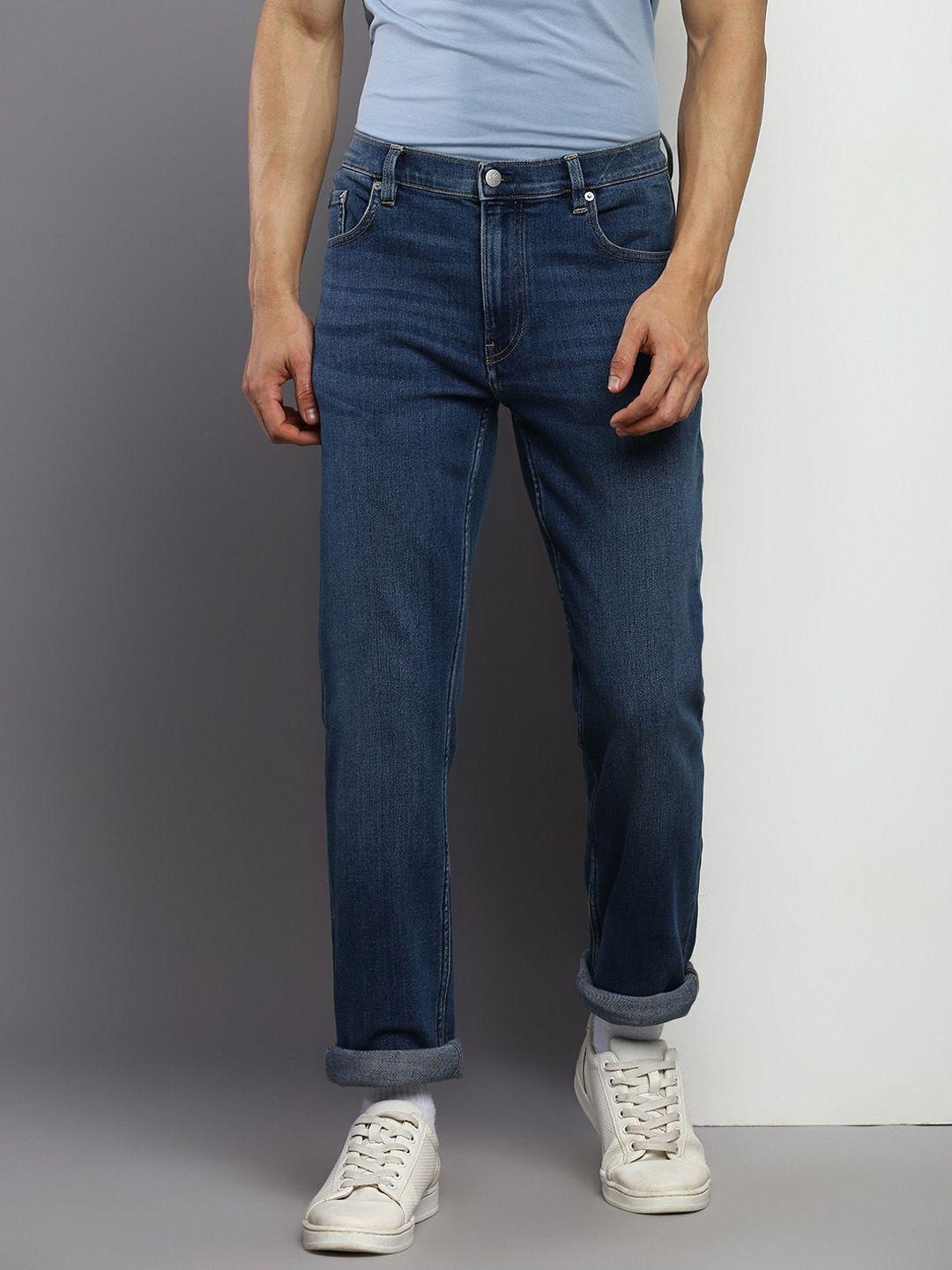 calvin klein jeans men mid-rise slim fit jeans