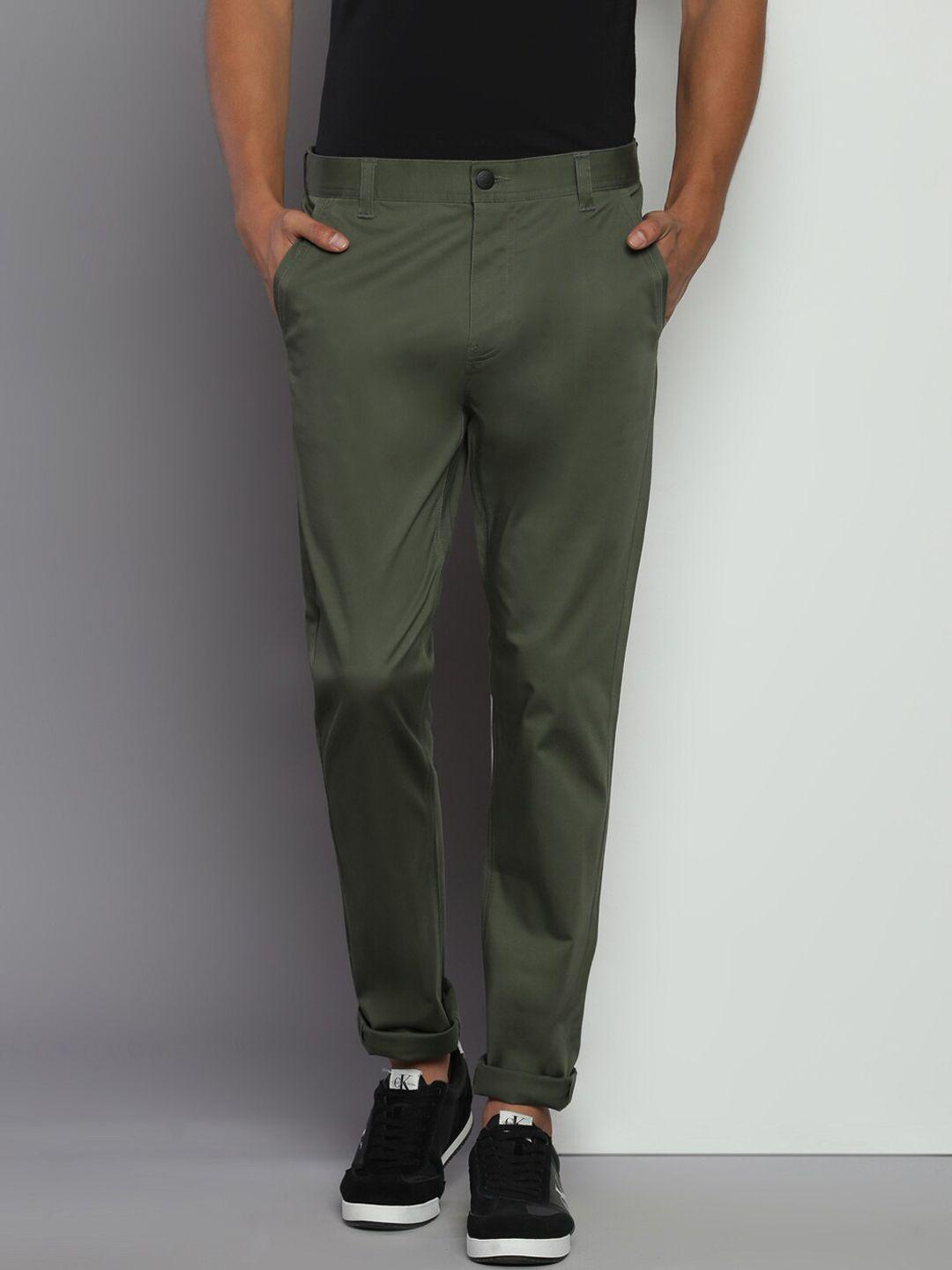 calvin klein jeans men slim fit chinos trousers