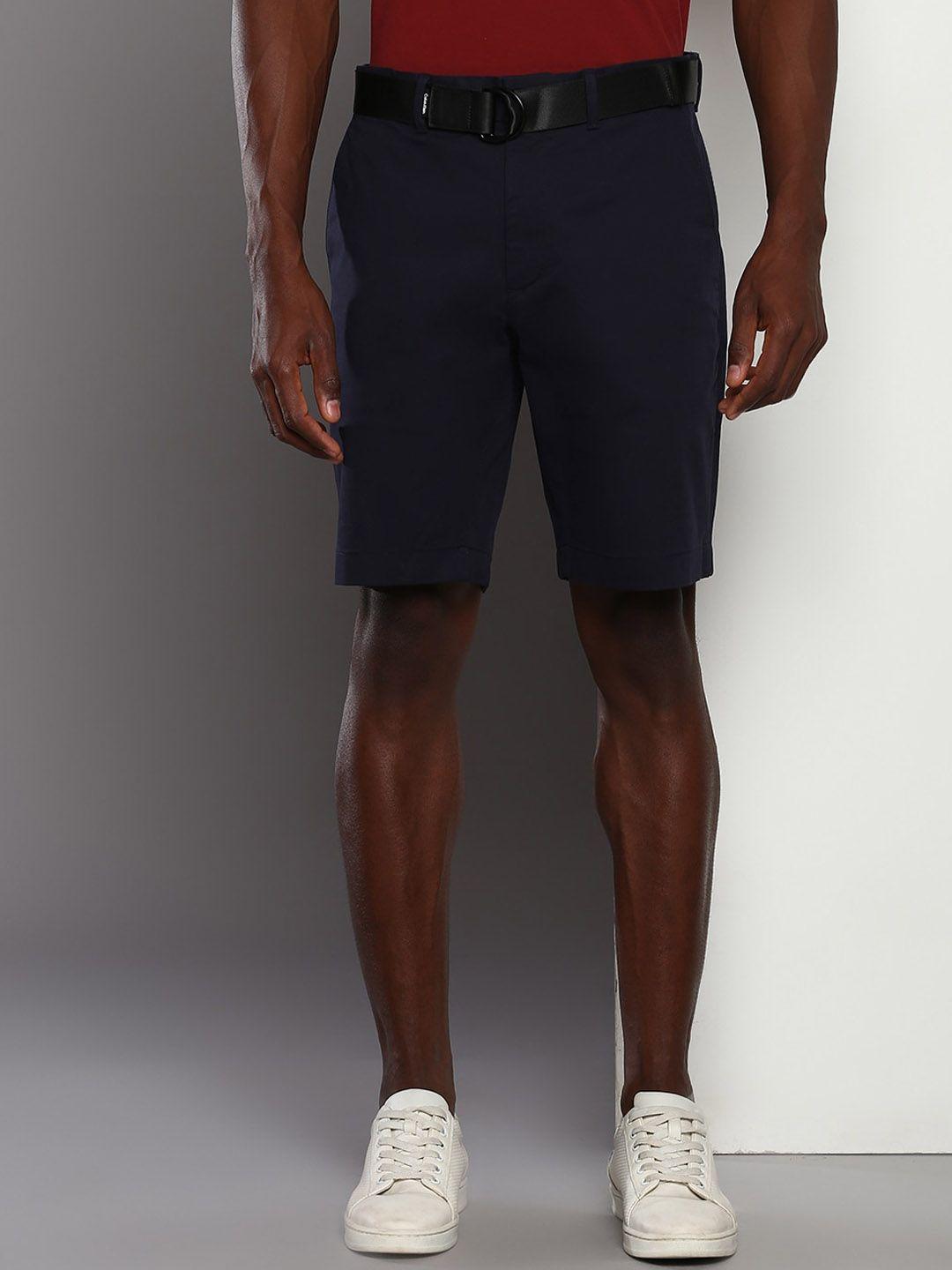 calvin klein jeans men slim fit high-rise shorts