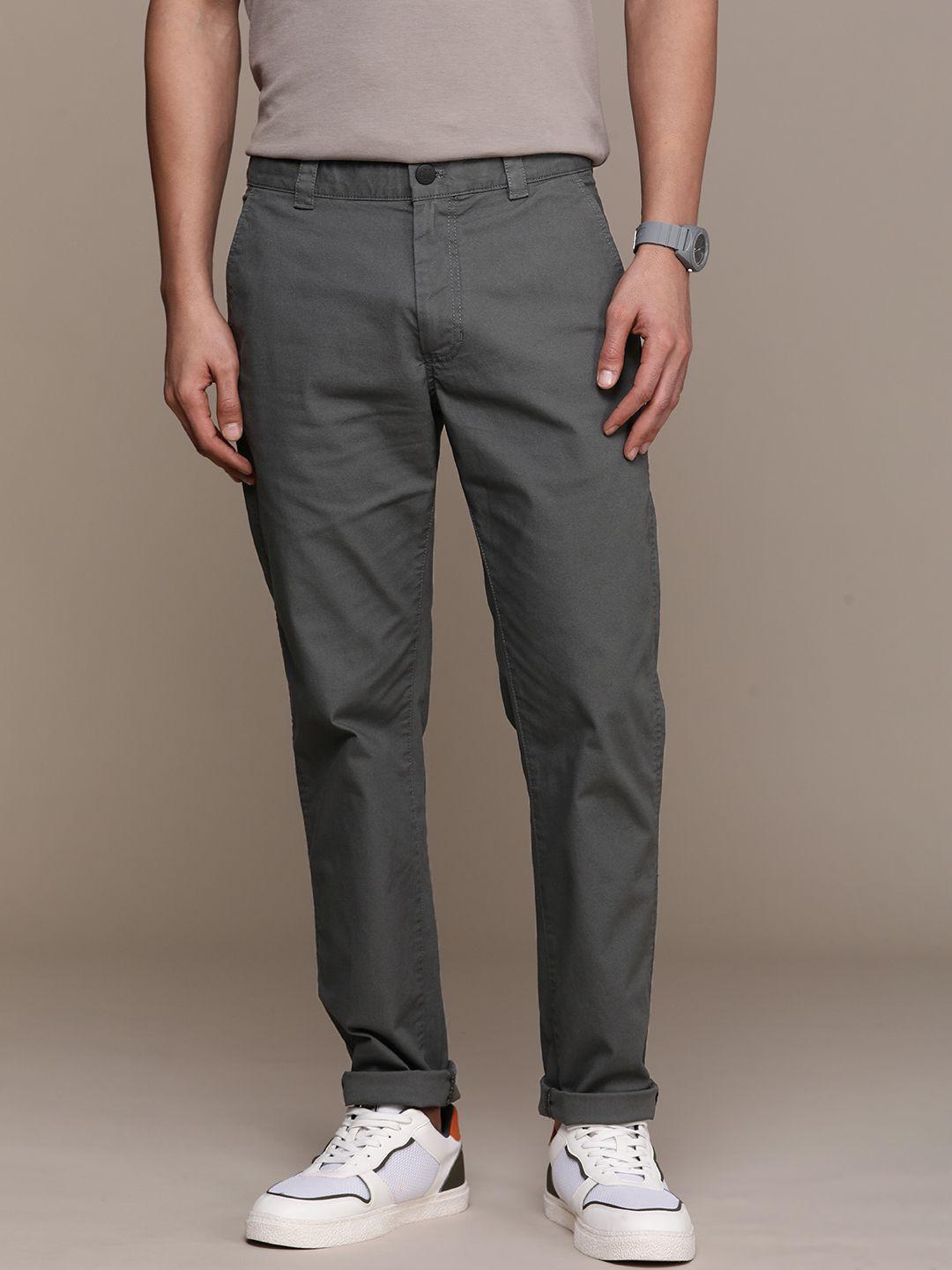 calvin klein jeans men tapered fit trousers