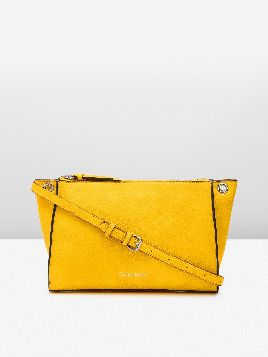 calvin klein jeans solid sling bag