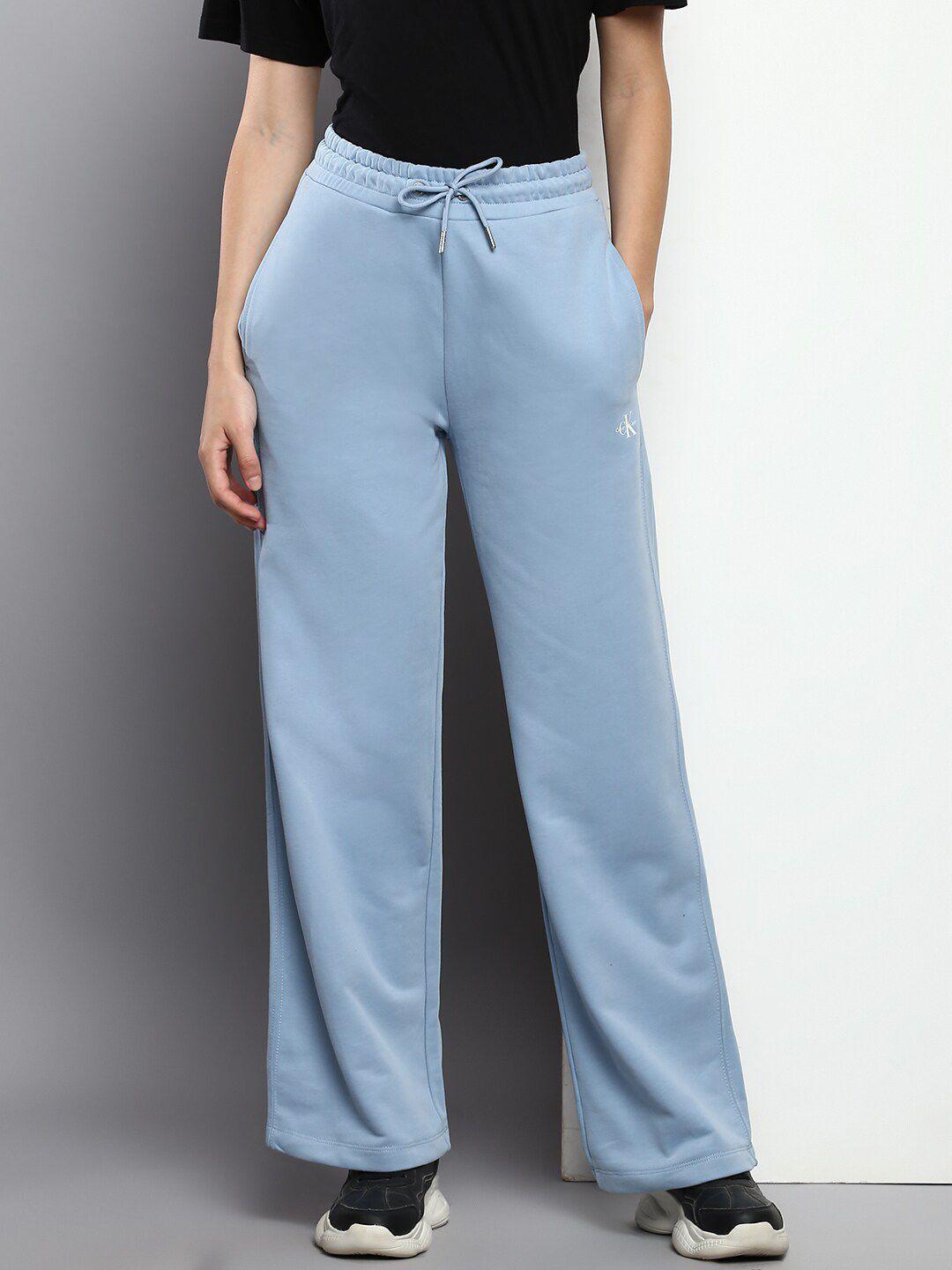 calvin klein jeans women organic cotton relaxed-fit track pants