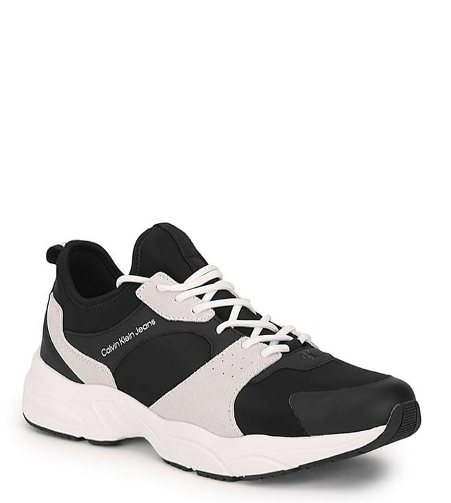 calvin klein men's black sneakers