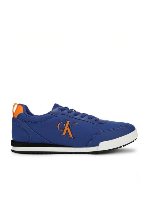 calvin klein men's blue sneakers