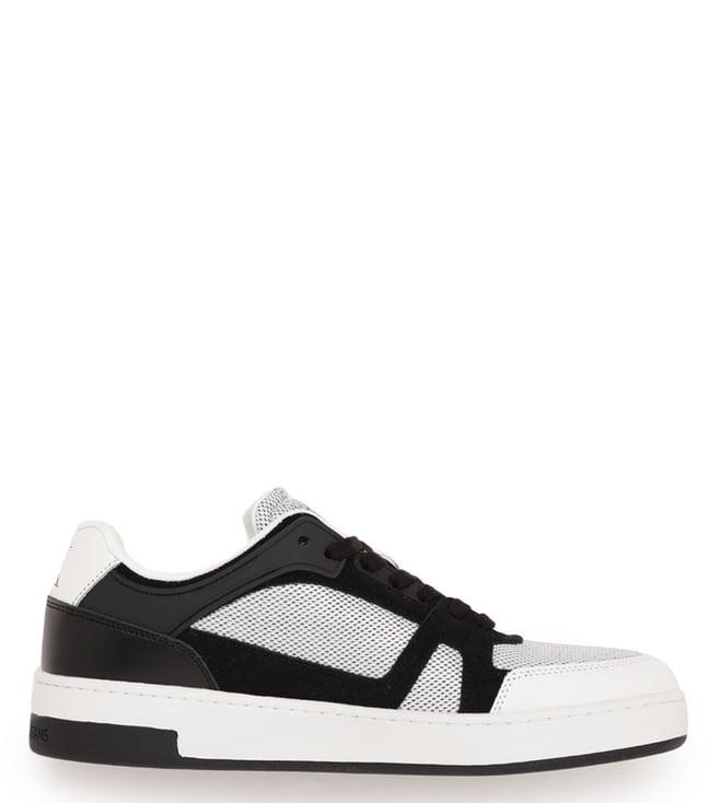 calvin klein men's bright white sneakers