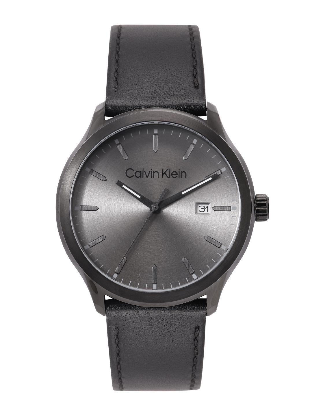 calvin klein men define analogue watch