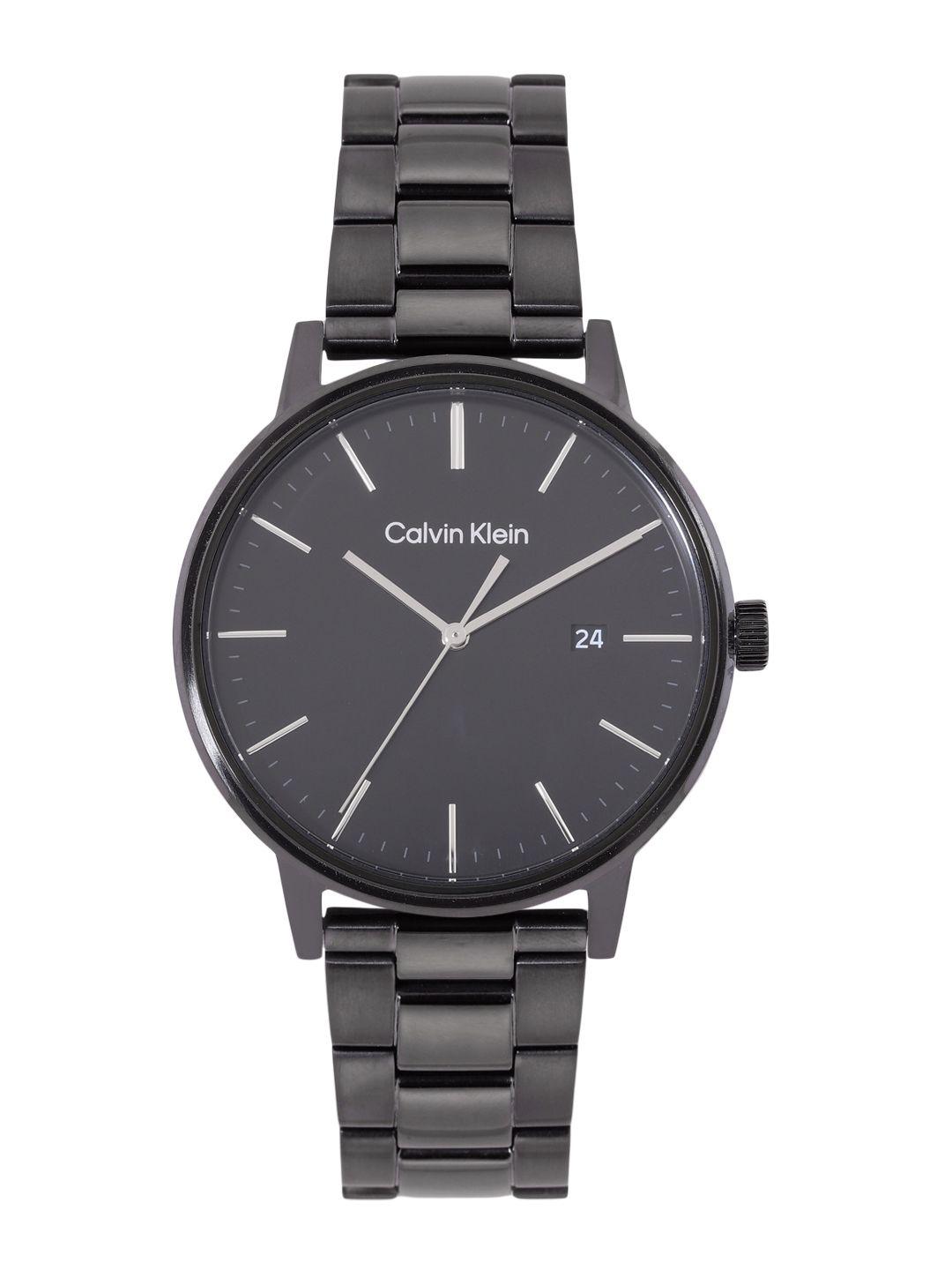 calvin klein men linked dial & bracelet style straps analogue watch 25200057