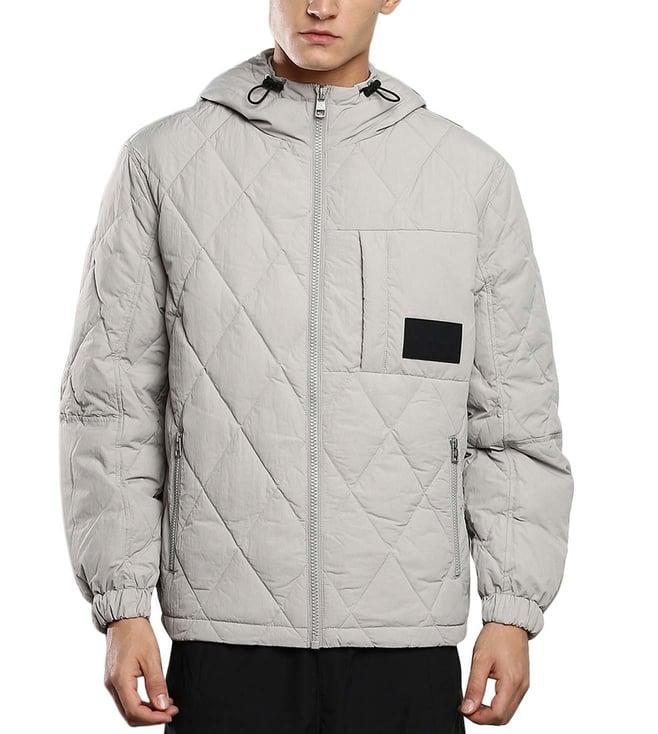 calvin klein mercury grey regular fit casual jacket