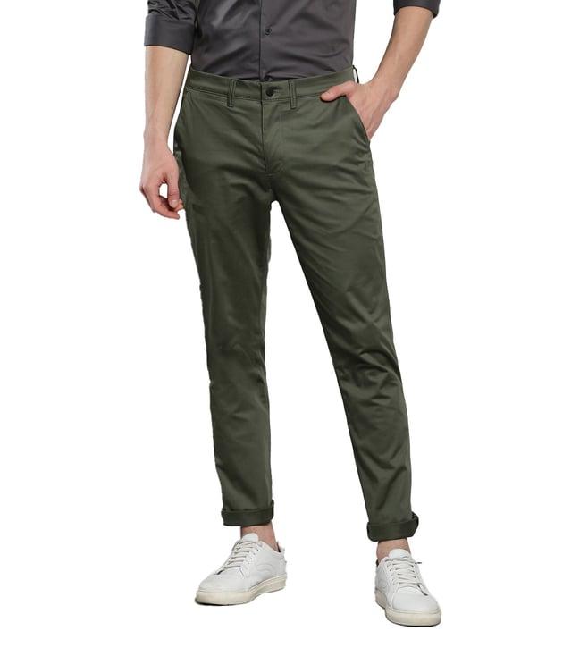 calvin klein olive slim fit chinos