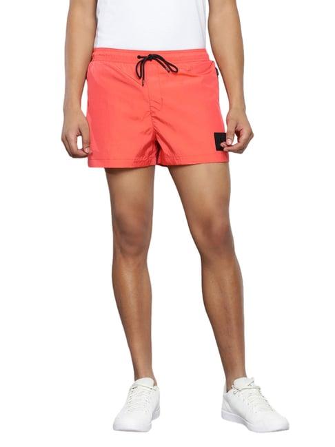 calvin klein orange regular fit shorts