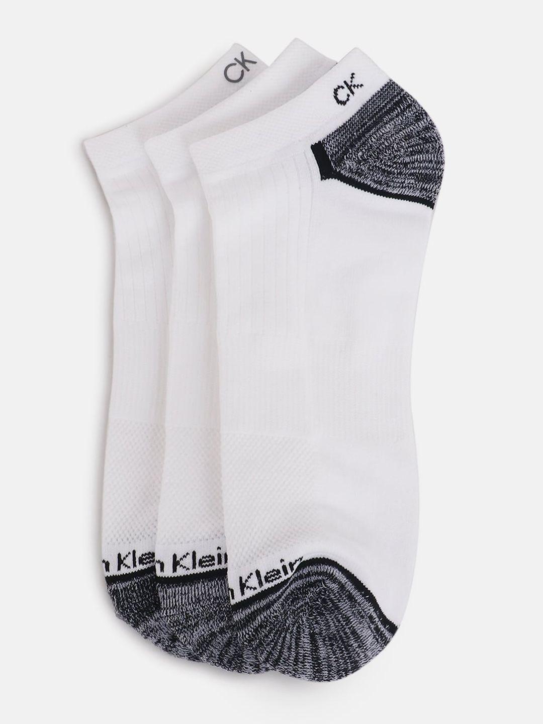 calvin klein pack of 3 ankle-length socks