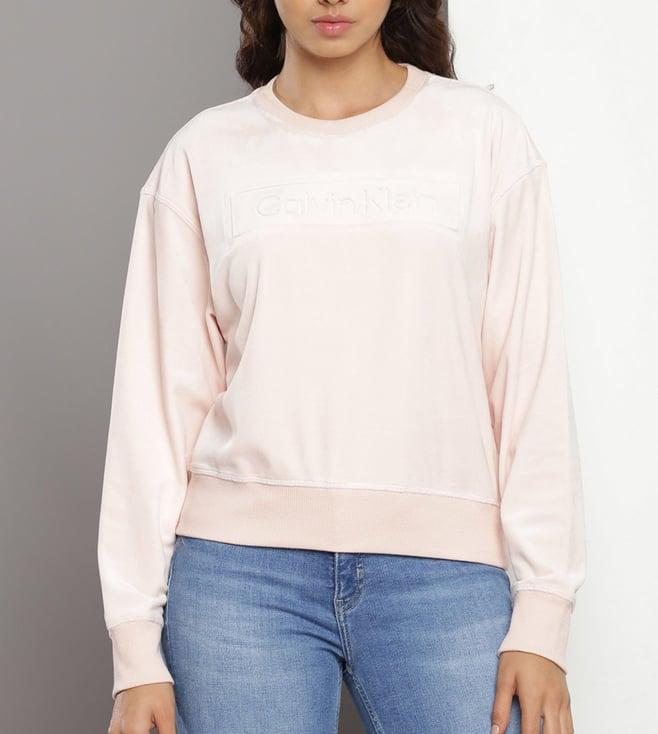 calvin klein petal self regular fit sweatshirt