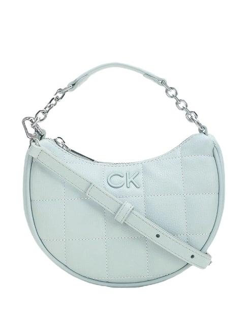 calvin klein pigeon quilted medium hobo bag