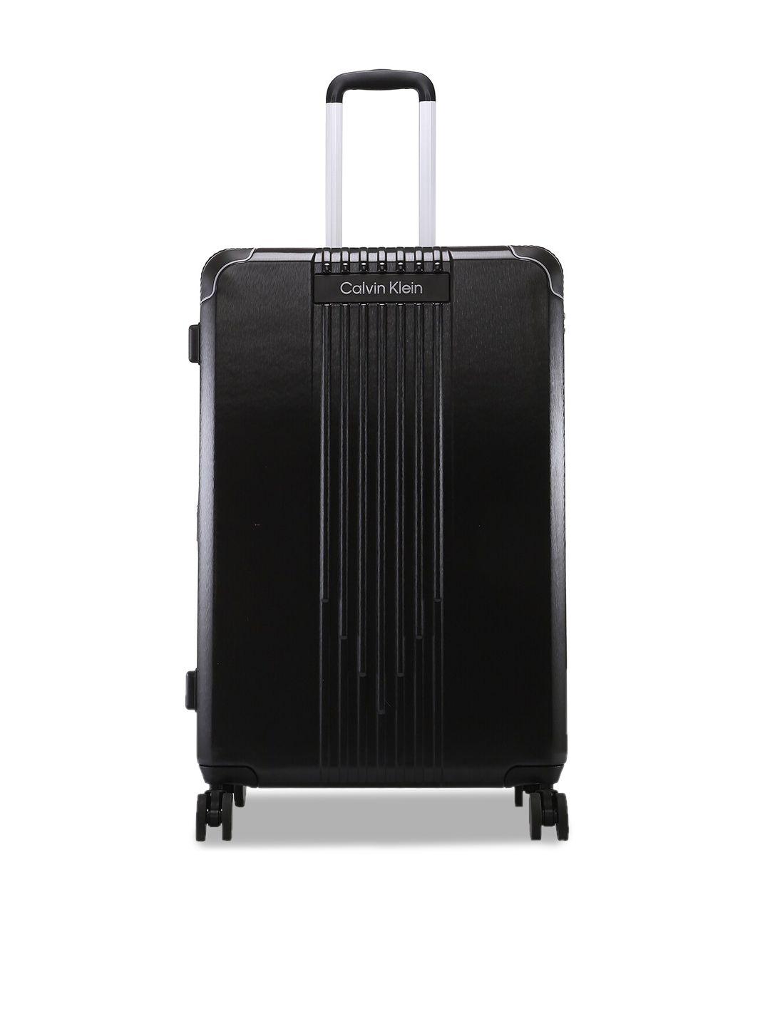 calvin klein reliant hard-sided large trolley suitcase
